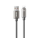 Cavo dati di ricarica rapida WK WDC-63i da 12 W USB a 8 pin, lunghezza: 1,2 m (grigio)