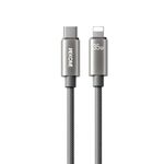 Cavo dati di ricarica rapida WK WDC-65 PD35W da tipo C a 8 pin, lunghezza: 1,2 m (grigio)