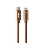 Cavo dati di ricarica rapida WK WDC-65 PD35W da tipo C a 8 pin, lunghezza: 1,2 m (marrone)