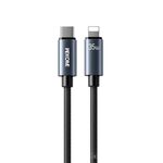 Cavo dati di ricarica rapida WK WDC-65 PD35W da tipo C a 8 pin, lunghezza: 1,2 m (nero)