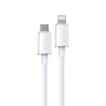 Cavo dati di ricarica rapida WK WDC-73 PD30W da tipo C a 8 pin, lunghezza: 1,2 m (bianco)