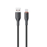 Cavo dati in silicone WK WDC-91i da 12 W USB a 8 pin, lunghezza: 1,2 m (nero)