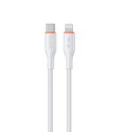 Cavo dati in silicone WK WDC-92 PD27W da tipo C a 8 pin, lunghezza: 1,2 m (bianco)