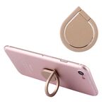 Supporto universale per telefono ad anello con rotazione a 360 gradi, Supporto universale per telefono ad anello con rotazione di 360 gradi con gocce d'acqua (oro)