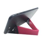 Supporto universale per tablet e telefono cellulare a forma di V (rosa rosso)