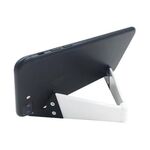 Supporto universale per tablet e telefono cellulare a forma di V (bianco)