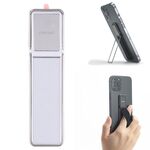 CMZWT CPS-030 Pieghevole regolabile Pieghevole supporto per telefono cellulare con impugnatura (argento)