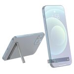 R-JUST SJ07 Supporto per telefono cellulare portatile pieghevole magnetico a forma lineare in lega di alluminio