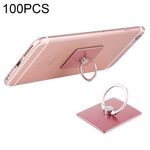 Supporto universale per telefono cellulare con anello da dito da 100 PC, Supporto universale per cellulare con anello per dito da 100 pezzi (oro rosa)