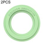 Autoadesivo anello magnetico in pelle PU Nillkin portatile in pelle PCS (verde)