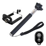 YKD-121 allungabile Selfie Selfie monopiede con otturatore a distanza Bluetooth + set di clip set per telefono cellulare