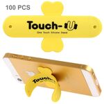 Supporto universale per supporto in silicone Touch-u One Touch da 100 pezzi, Supporto universale per supporto in silicone Touch-u One Touch da 100 pezzi (giallo)