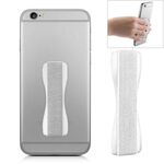 Supporto per telefono con impugnatura a dito per iPhone, Galaxy, Sony, Lenovo, HTC, Huawei e altri smartphone (bianco)