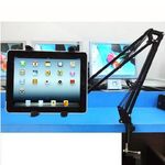 Supporto universale a sbalzo in lega di alluminio con rotazione di 360 gradi, Per iPad, Galaxy, Huawei, Xiaomi, LG e altri tablet da 7,5 pollici a 10 pollici (nero)