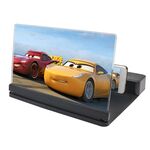 Screen 3D Schermo del telefono Lente di ingrandimento HD Smartphone Movie Video Legnificatore Portatile Pieghevole Pieghevole Schermo ingrandito Screen Expander Stand Desk Supporto (nero)