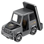 G63 Bluetooth Speaker Clock Atmosphere Light 6-in-1 Car Shape 15W Caricabatterie da tavolo wireless (grigio)