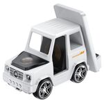 G63 Bluetooth Speaker Clock Atmosphere Light 6-in-1 Car Shape 15W Caricabatterie da tavolo wireless (bianco)
