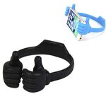 Supporto per telefono universale multifunzione da 3 PC Supporto per tablet PC Supporto pigro (nero)