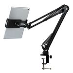 Staffa per clip di supporto per tablet pigro con braccio lungo flessibile girevole a 360 gradi universale