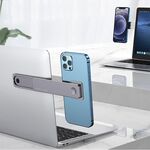 OATSBASF Phone Mobile Phone Sync Skin Screen in lega di alluminio Staffa del computer Staffa di espansione (grigio)