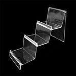 10 PCS Assessuale Portafoglio trasparente Portafoglio Plastic Phone Mask Display Stand Supporto del bancone del supporto, Specifica: No. 3 3 Strato