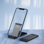OATSBASF 03637 Alloga di alluminio Bracket per telefono cellulare Pieghevole Pieghevole Pieghevole Portatile Portatile (nero)