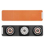 Caricabatterie wireless pieghevole Magsafe 3 in 1, ricarica wireless veloce portatile (arancione)