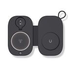 Caricabatterie wireless magnetico pieghevole 3 in 1 T5 per Apple Watch / iPhone / AirPods (nero)