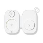 Caricabatterie wireless magnetico pieghevole 3 in 1 T5 per Apple Watch / iPhone / AirPods (bianco)