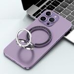 Supporto per telefono ad anello magnetico a doppio asse per auto (viola brillante)