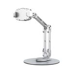 R-JUST HZ43 Supporto per telefono dal vivo rotante con raffreddamento (argento)