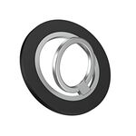 Supporto ad anello magnetico satinato per telefono Magsafe (nero)
