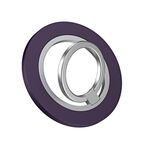 Supporto ad anello magnetico satinato per telefono Magsafe (viola)