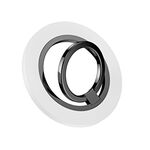 Supporto ad anello per telefono galvanico magnetico Magsafe (bianco)