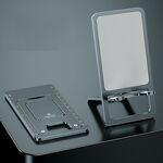 029 Supporto per telefono pieghevole portatile da tavolo in lega di alluminio (pistola in metallo)