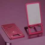 029 Supporto per telefono pieghevole portatile da tavolo in lega di alluminio (rosso)
