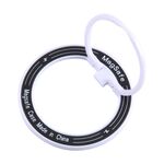 Supporto ad anello per telefono MagSafe (nero bianco)