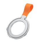 Supporto ad anello per telefono con supporto magnetico MagSafe (argento + arancione)