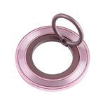 Supporto per cellulare in metallo con anello rotante (rosa)