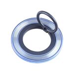 Supporto per cellulare in metallo con anello rotante (blu)