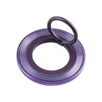 Supporto per cellulare in metallo con anello rotante (viola)