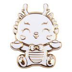 Supporto pieghevole da tavolo per telefono Cartoon Dragon (argento)