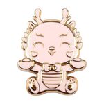 Supporto pieghevole da tavolo per telefono Cartoon Dragon (rosa)