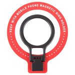 CPS-050 Supporto per anello magnetico adesivo per telefono (rosso)