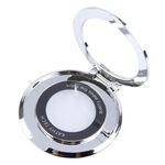 Supporto per telefono in plastica pieghevole ultrasottile glitterato (argento)