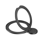 Supporto per telefono adesivo magnetico in lega ultrasottile R-JUST SJ35 (nero)