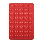 Adesivi posteriori a ventosa bifacciali in silicone per telefono cellulare 40 pezzi (rosso)