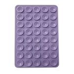 Adesivi posteriori a ventosa bifacciali in silicone per telefono cellulare, 40 pezzi (viola chiaro)