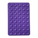 Adesivi posteriori a ventosa bifacciali in silicone per telefono cellulare 40 pezzi (viola)