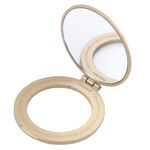 CPS-053 Supporto magnetico pieghevole per telefono con specchio (oro)